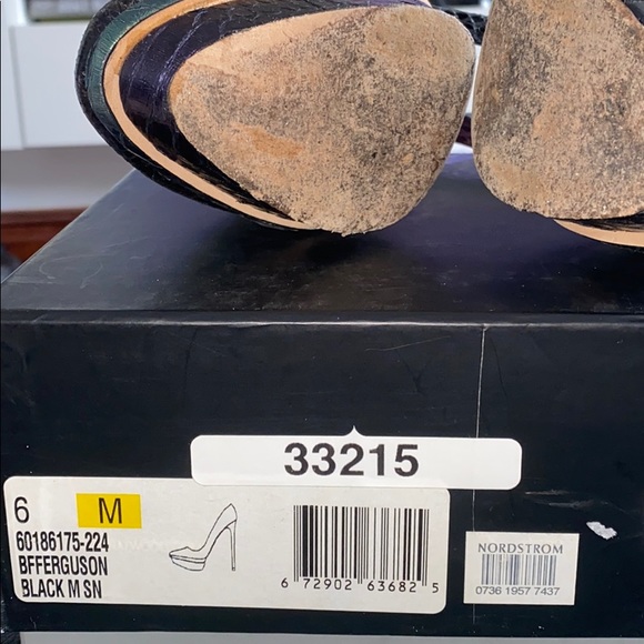 B Brian Atwood Ferguson Iridescent Snakeskin Pump - Picture 3 of 5